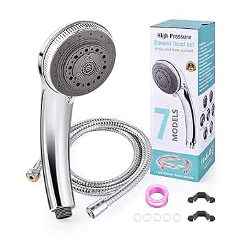 バス・洗面所用品 THE BODY STYLING SHOWERHEAD Shower Head with Hose - 7 Mode Settings Luxury Spa